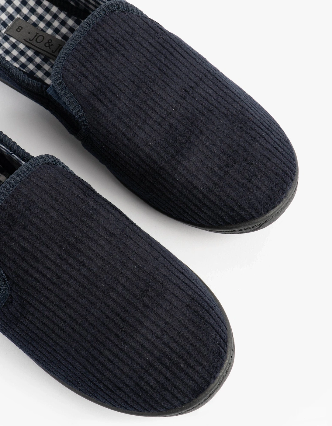 Jo & Joe HARRY Mens Full Slippers Navy