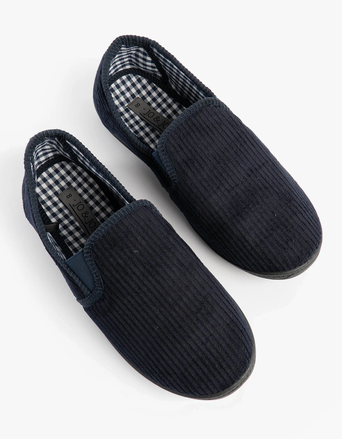 Jo & Joe HARRY Mens Full Slippers Navy