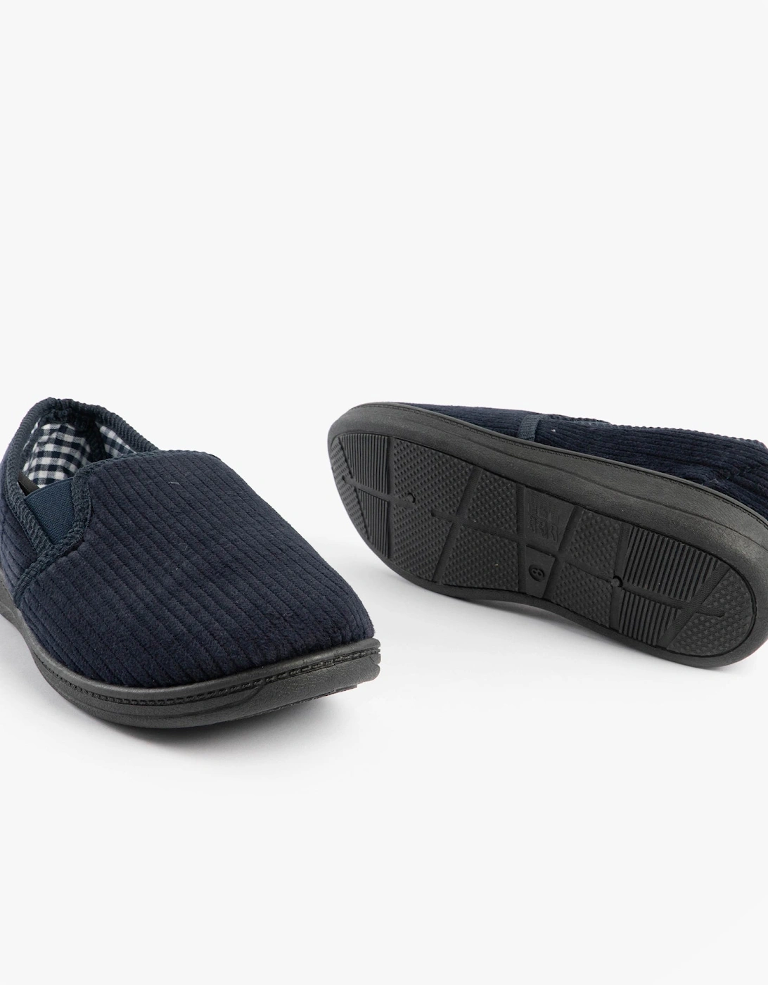 Jo & Joe HARRY Mens Full Slippers Navy