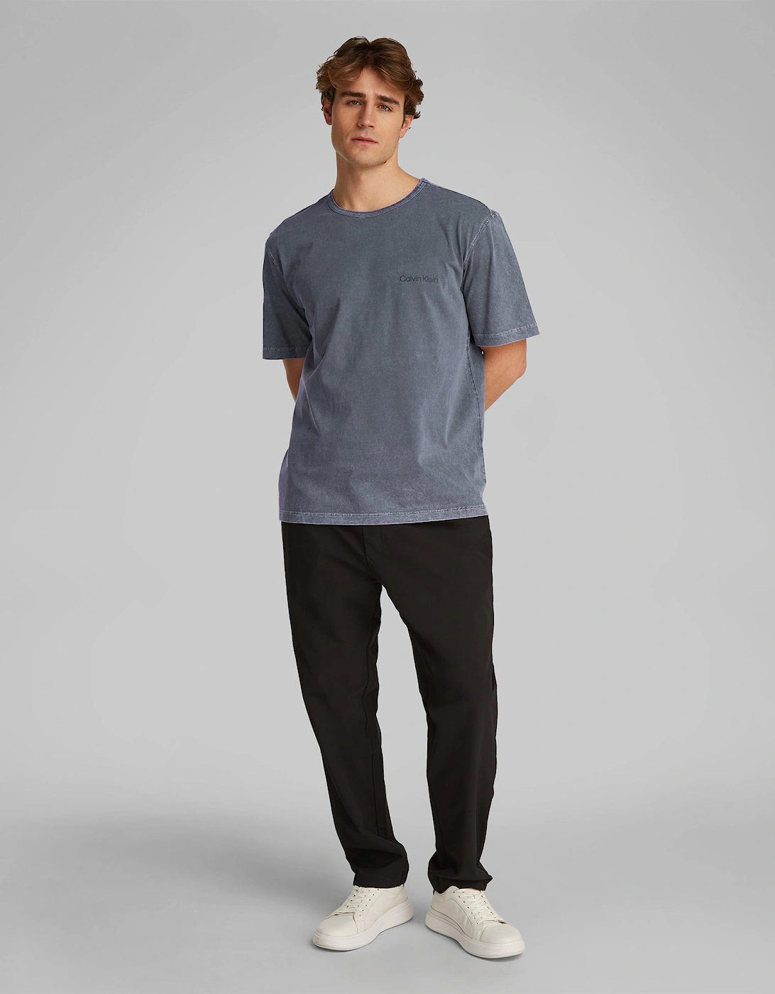 100% COTTON Mens Lounge T-Shirt Forged Iron