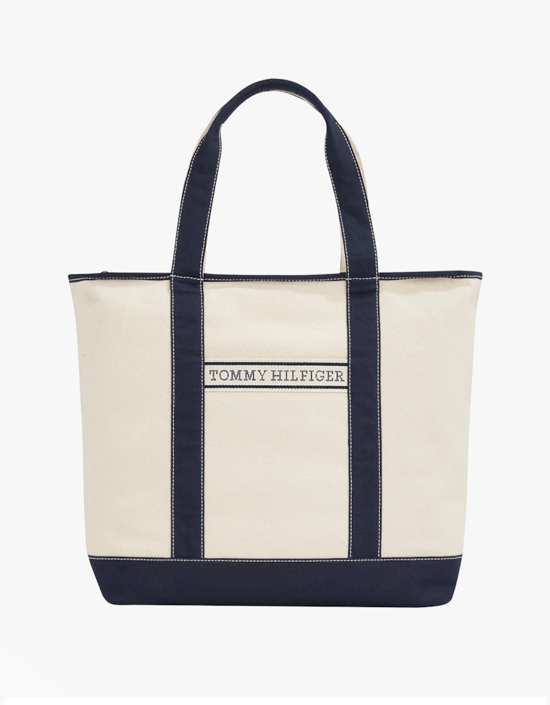 CANVAS BEACH Womens Tote Bag Space Blue