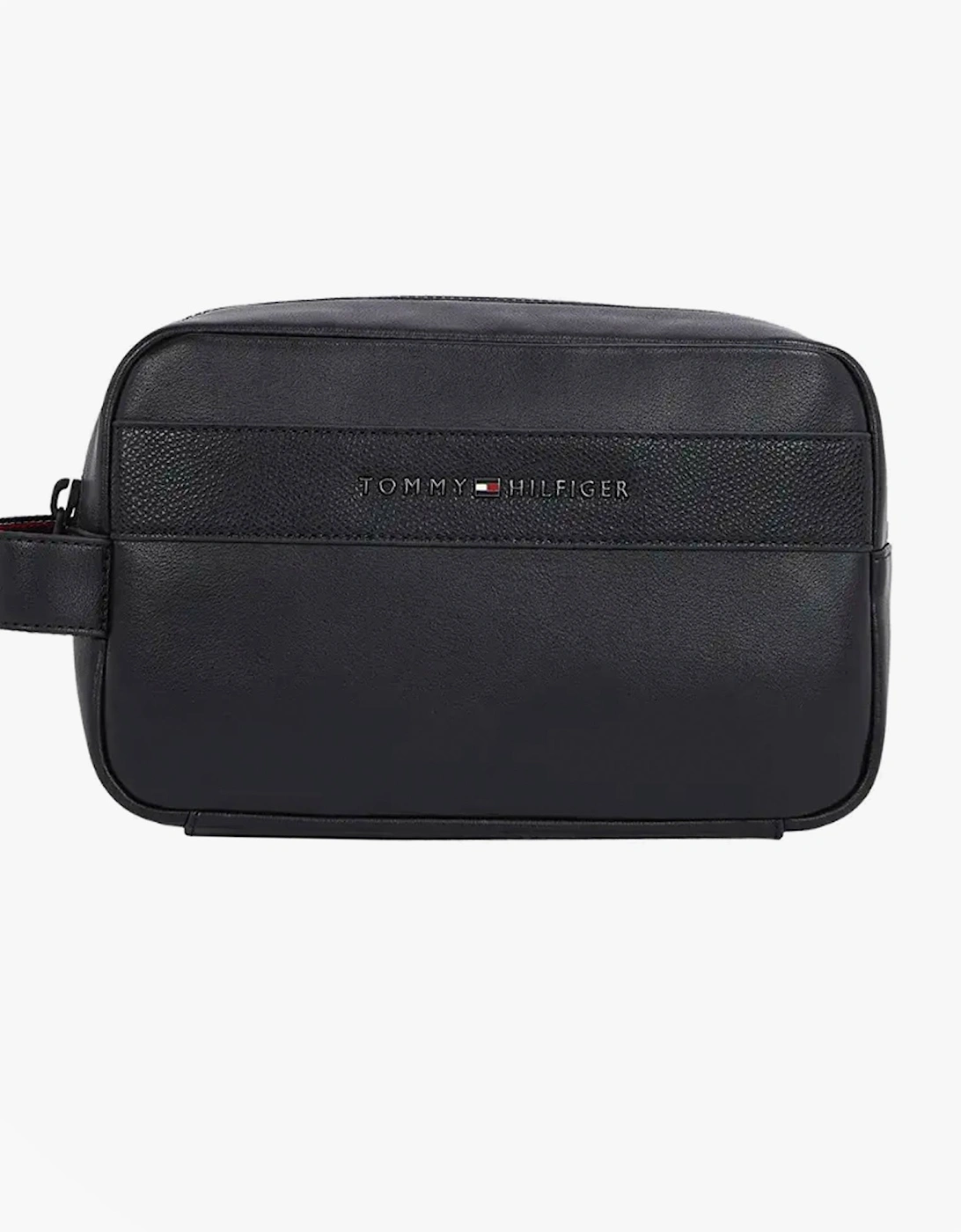 CORPORATE METAL LOGO Mens Washbag Black, 5 of 4
