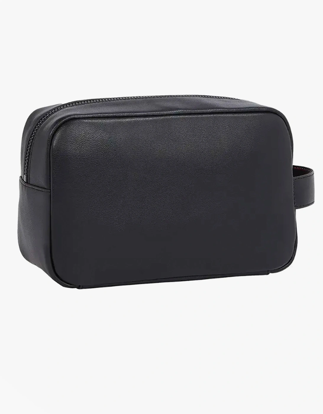 CORPORATE METAL LOGO Mens Washbag Black