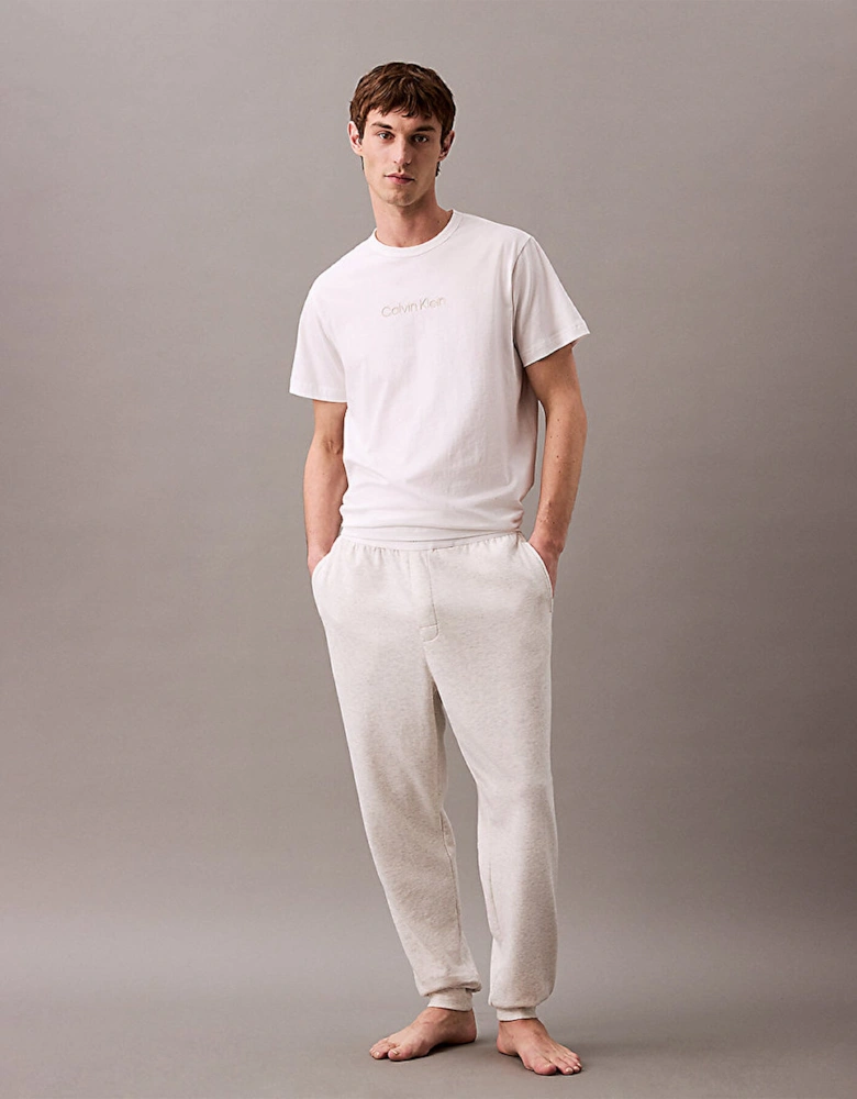 ICON COTTON TERRY Mens Lounge Joggers Grey Heather