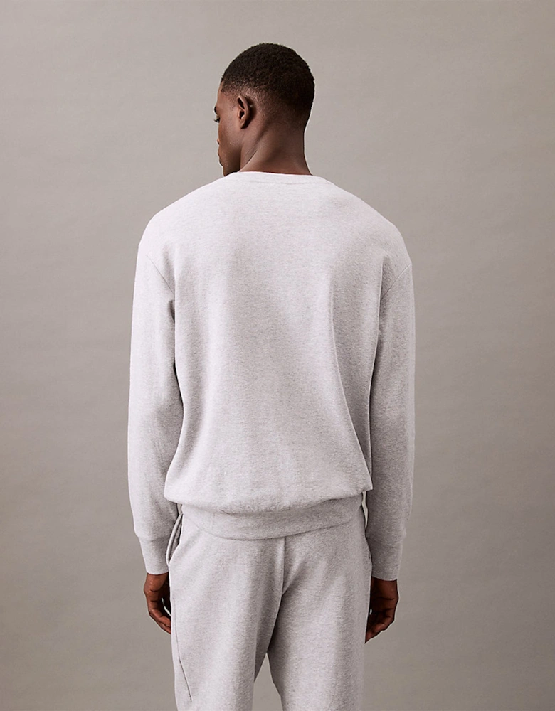 ICON COTTON TERRY Mens Sweatshirt Medium Grey Heather