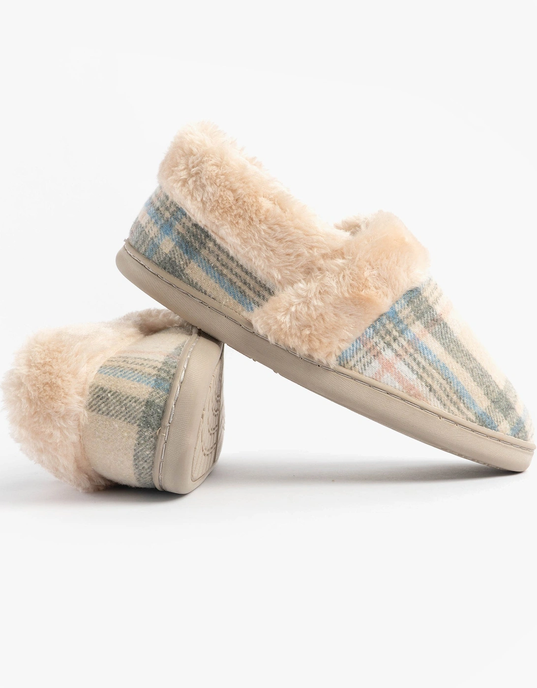 Jo & Joe HERITAGE Womens Full Slippers Oatmeal