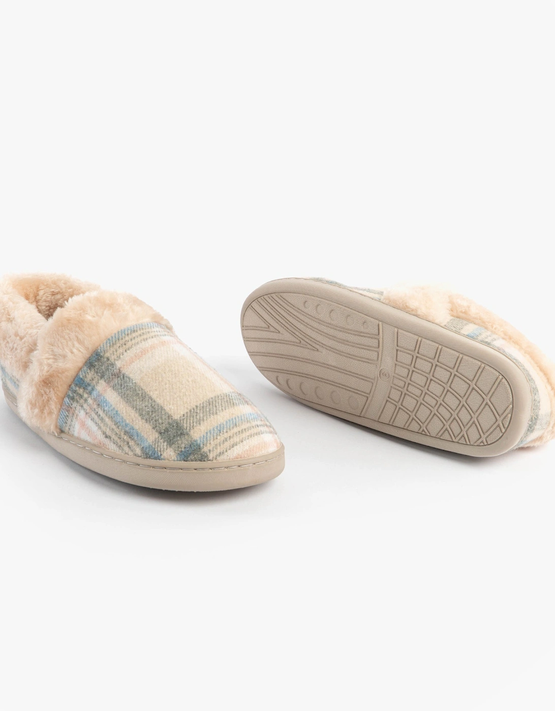 Jo & Joe HERITAGE Womens Full Slippers Oatmeal