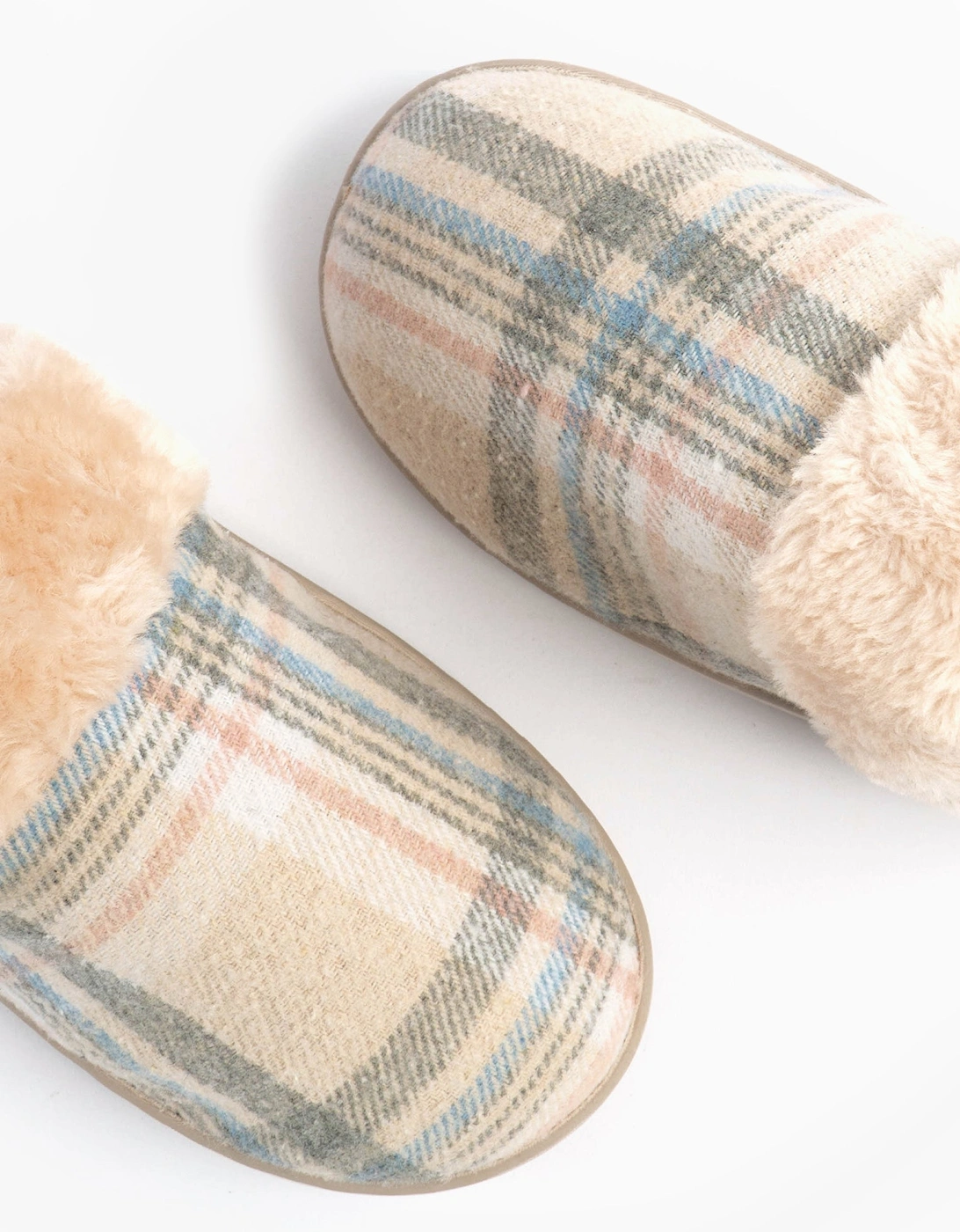 Jo & Joe HERITAGE Womens Full Slippers Oatmeal