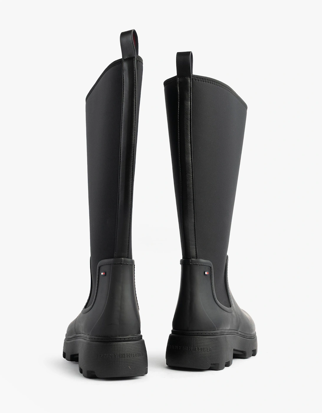 FLAG LONG RAINBOOT Womens Boots Black