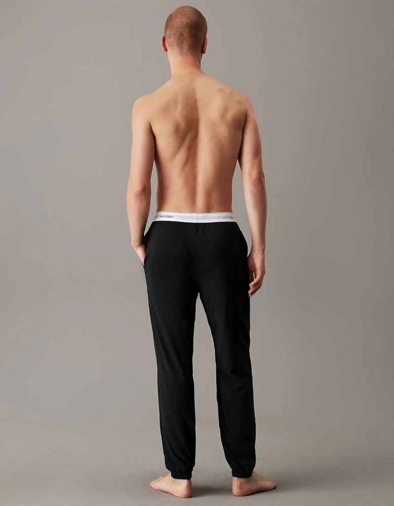 ICON COTTON STRETCH Mens Lounge Joggers Black