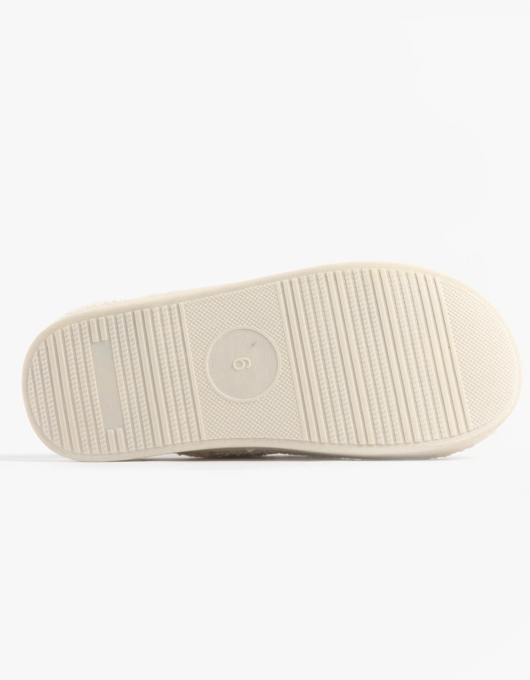 Jo & Joe AMOUR Womens Mule Slippers Cream