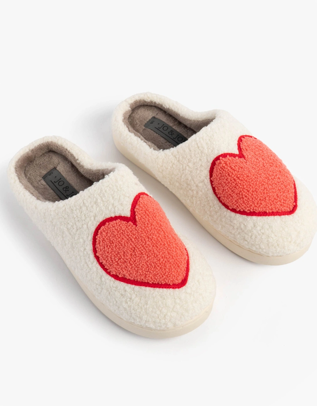 Jo & Joe AMOUR Womens Mule Slippers Cream