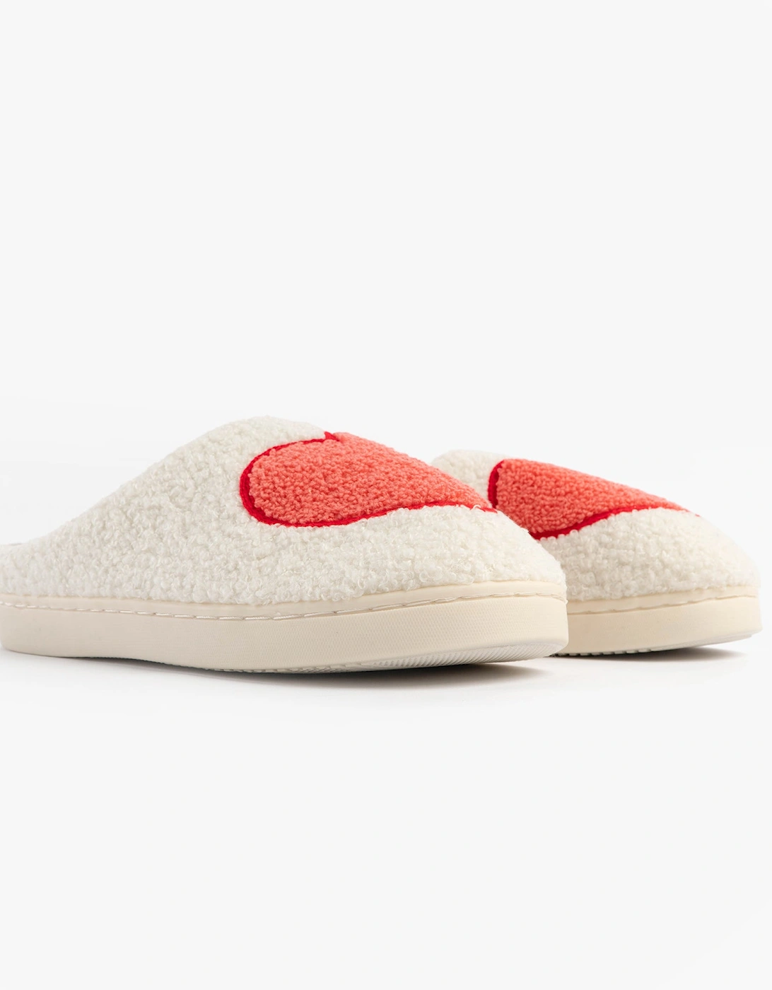 Jo & Joe AMOUR Womens Mule Slippers Cream