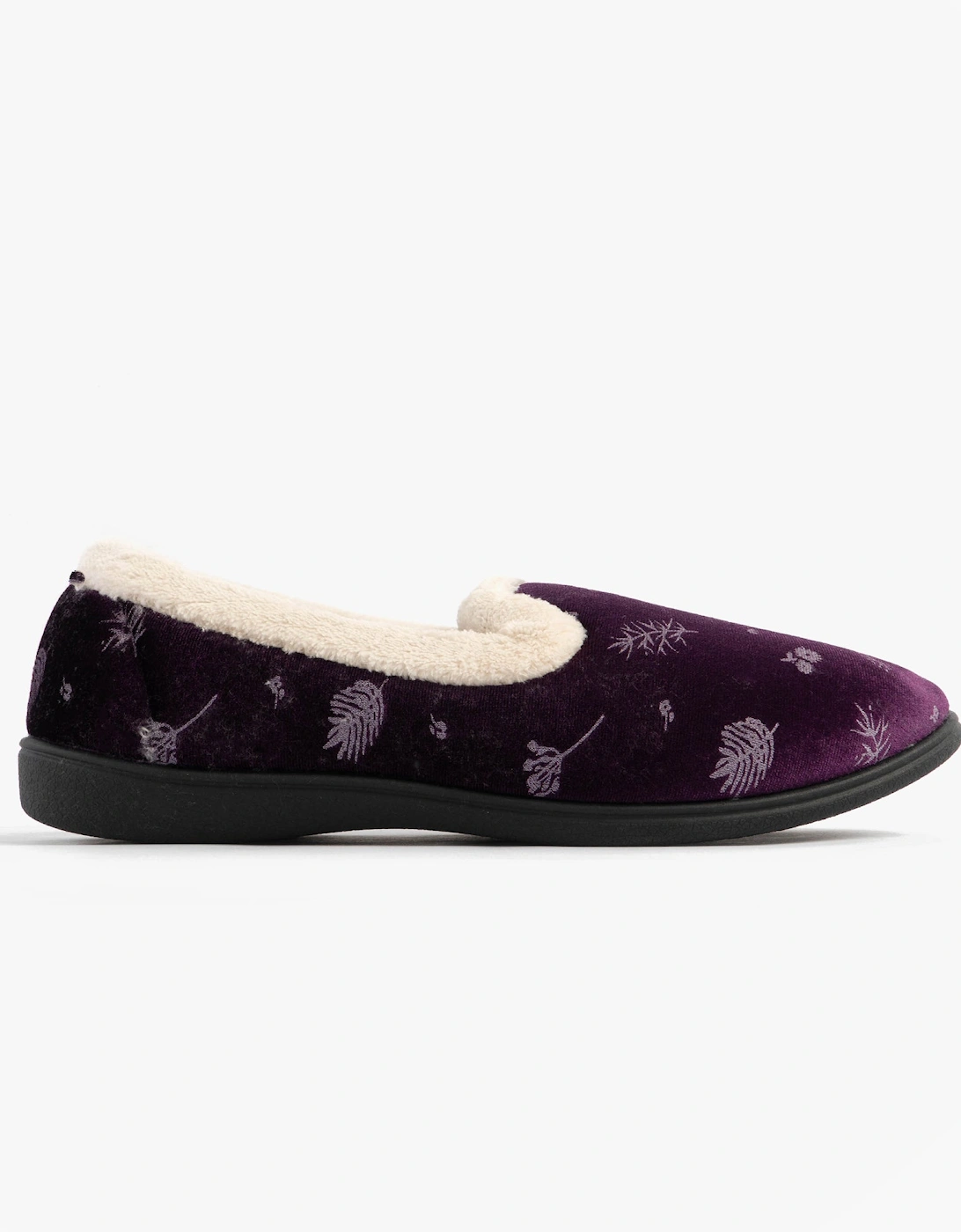 Jo & Joe ANNIE Womens Full Slippers Purple, 7 of 6