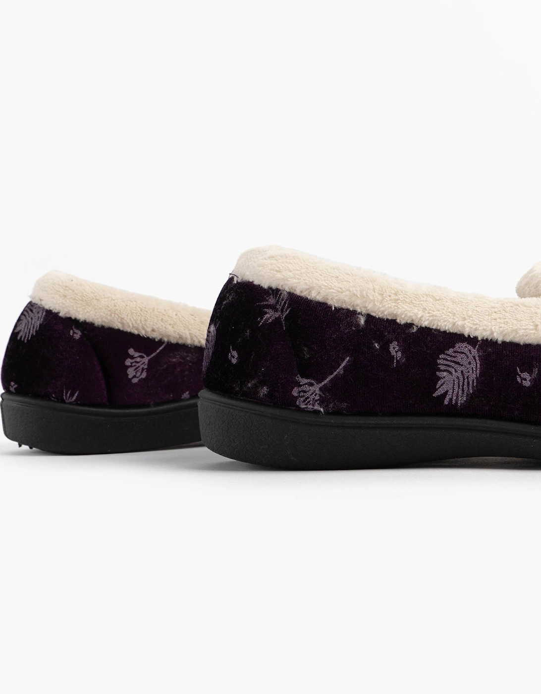 Jo & Joe ANNIE Womens Full Slippers Purple