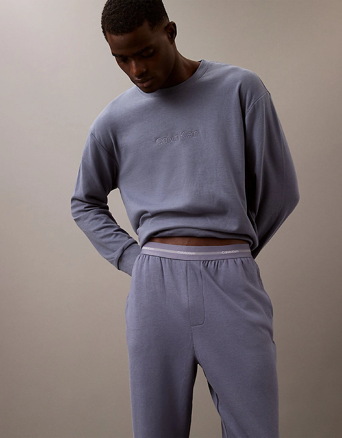 ICON COTTON TERRY Mens Lounge Joggers Grisaille