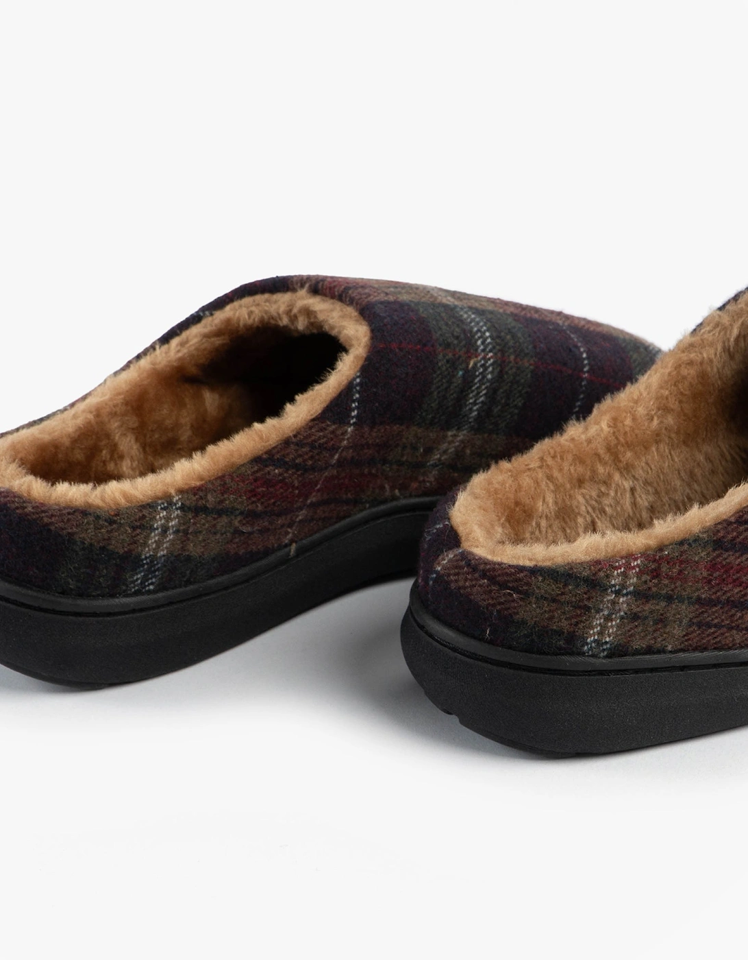Jo & Joe NIDDERDALE Mens Mule Slippers Brown
