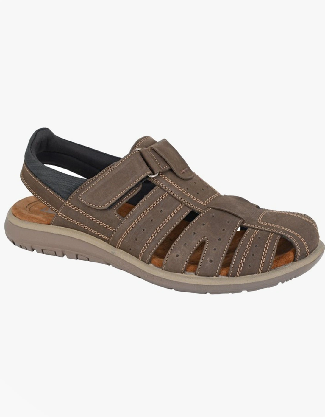M416B Mens Sandals Brown, 2 of 1