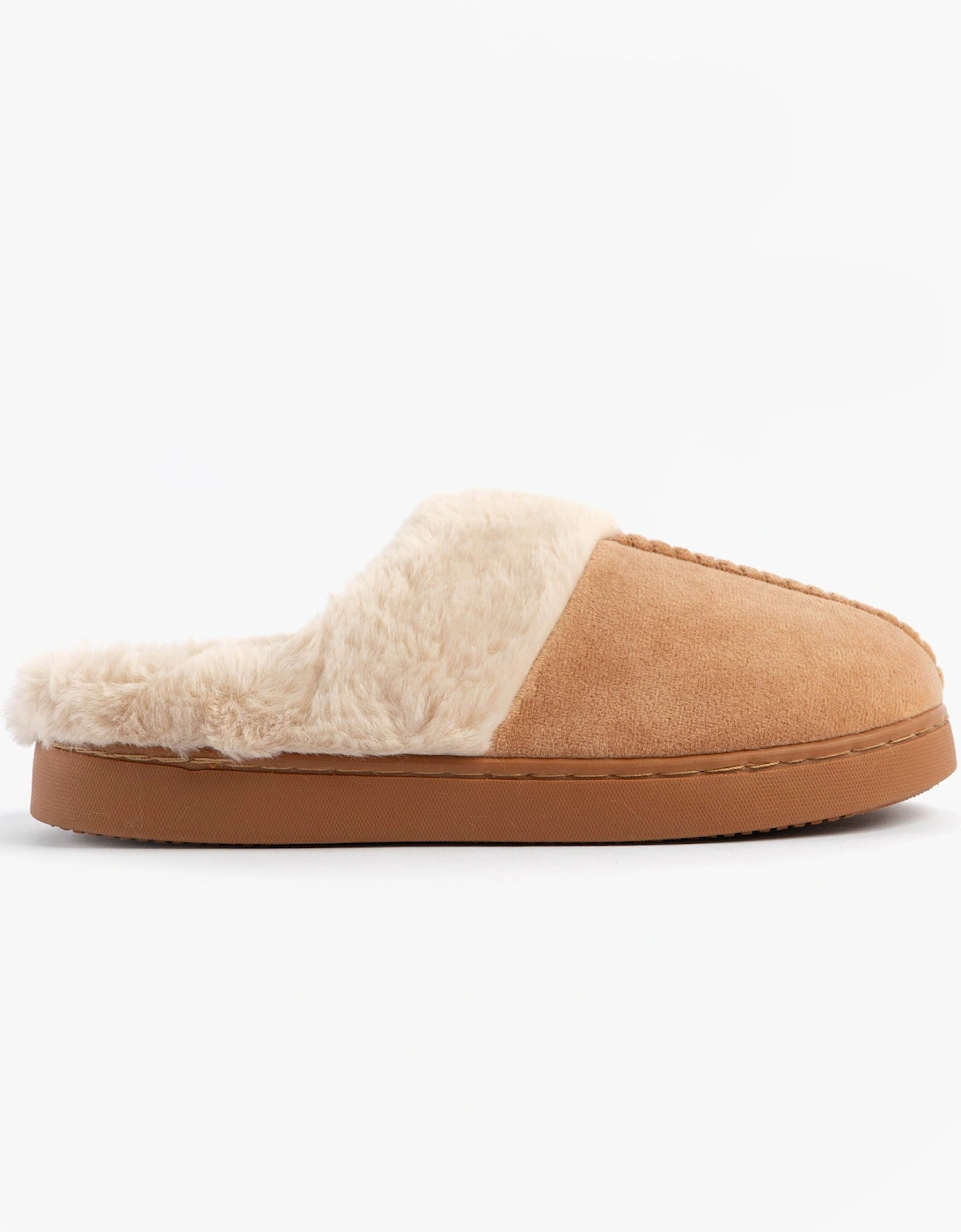 Jo & Joe ZOE Womens Mule Slippers Chestnut, 7 of 6