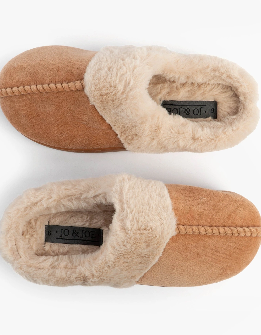 Jo & Joe ZOE Womens Mule Slippers Chestnut