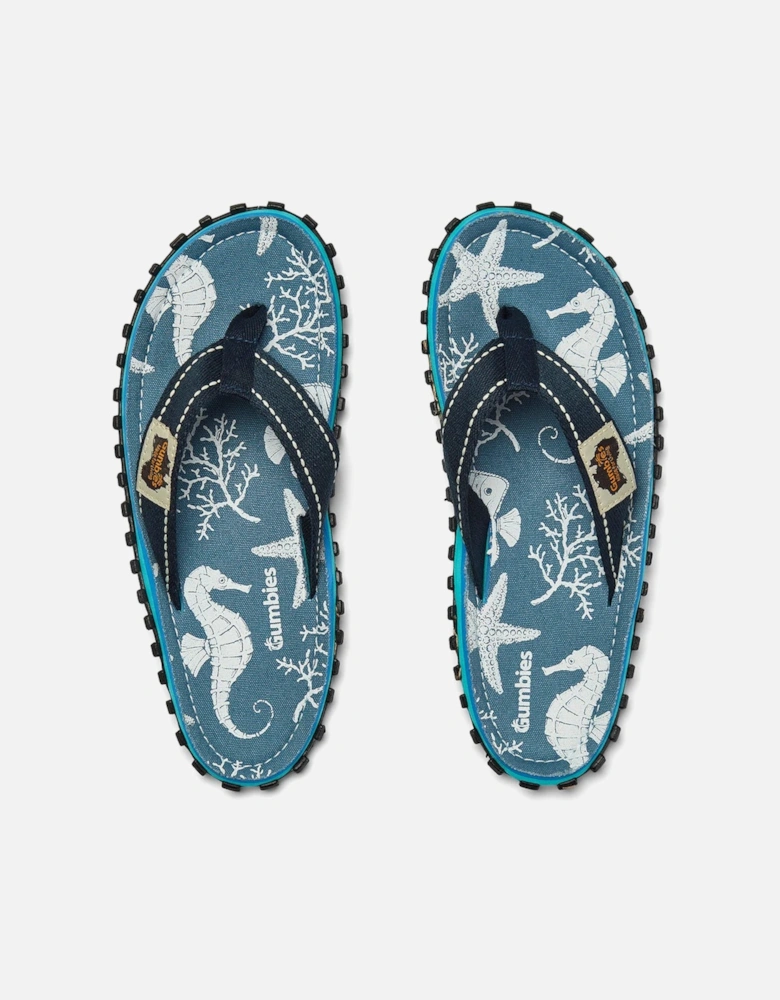 ISLANDER Unisex Flip-Flops Seahorse