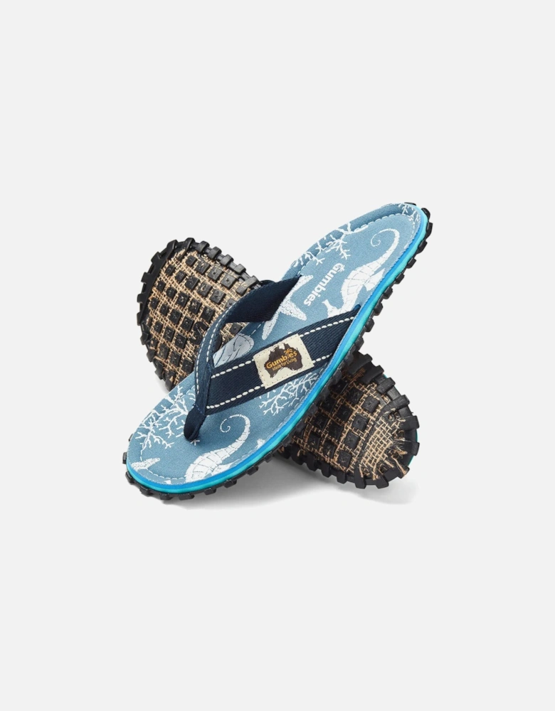 ISLANDER Unisex Flip-Flops Seahorse