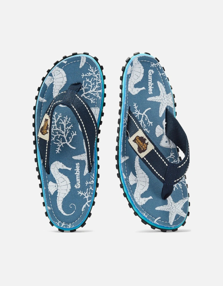 ISLANDER Unisex Flip-Flops Seahorse