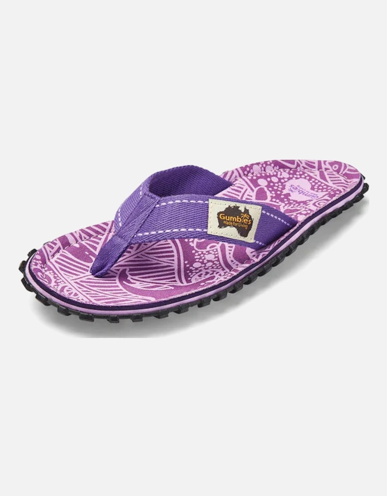 ISLANDER Unisex Flip-Flops Purple Signature