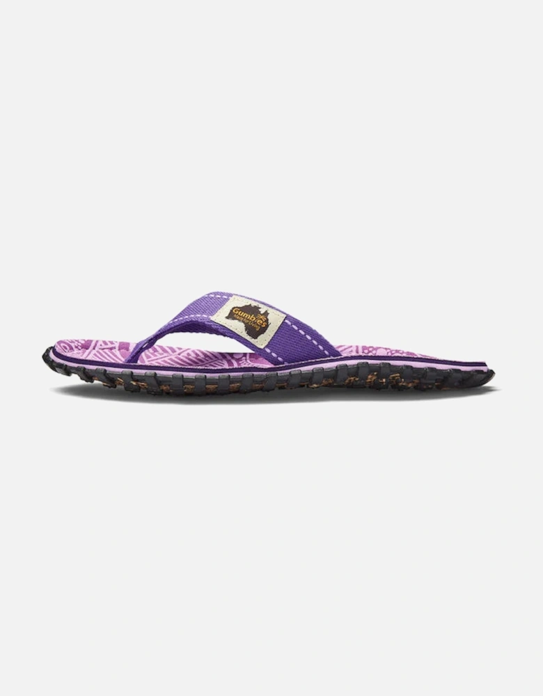 ISLANDER Unisex Flip-Flops Purple Signature