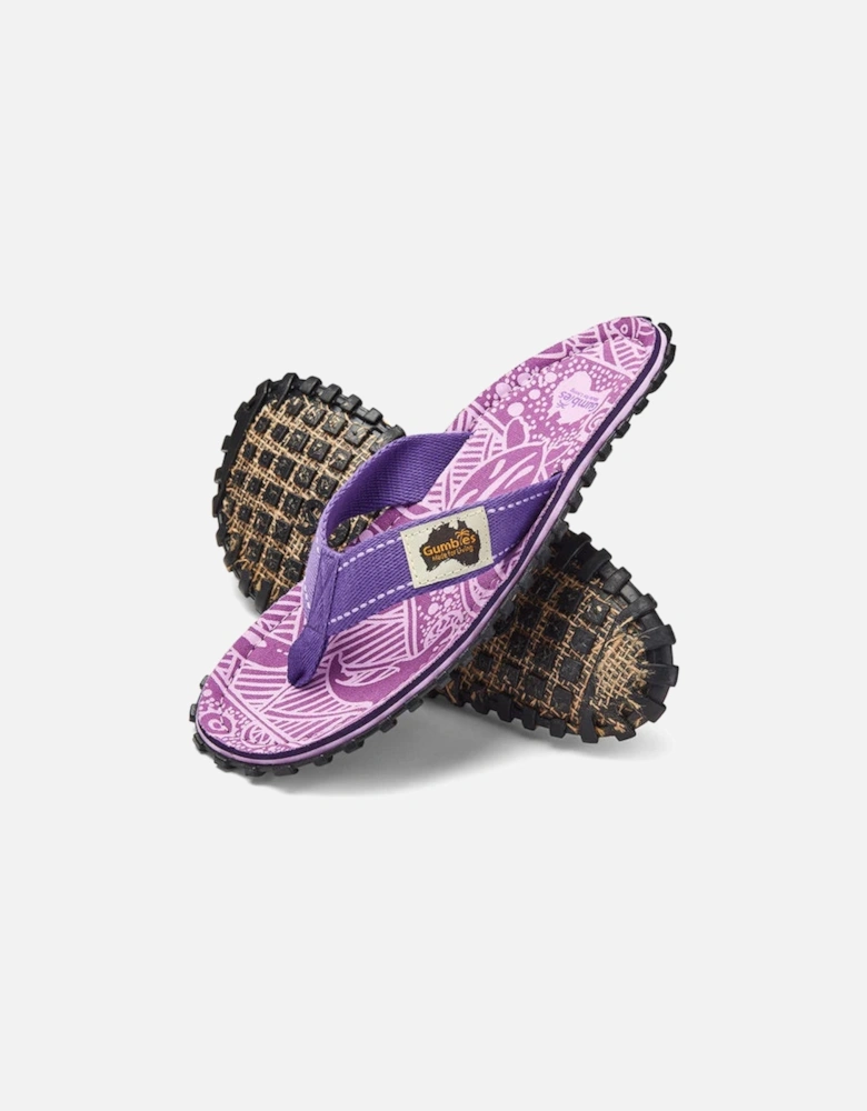 ISLANDER Unisex Flip-Flops Purple Signature