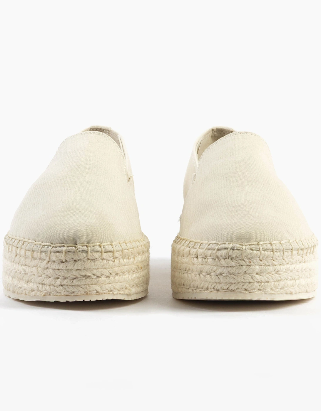FLATFORM Espadrille Womens Canvas & Plimsolls Turtle Dove