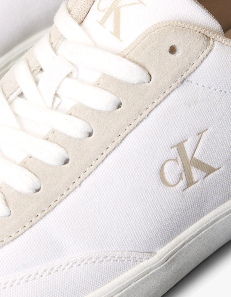 CLASSIC CANVAS Mens Trainers Bright White/Eggshell