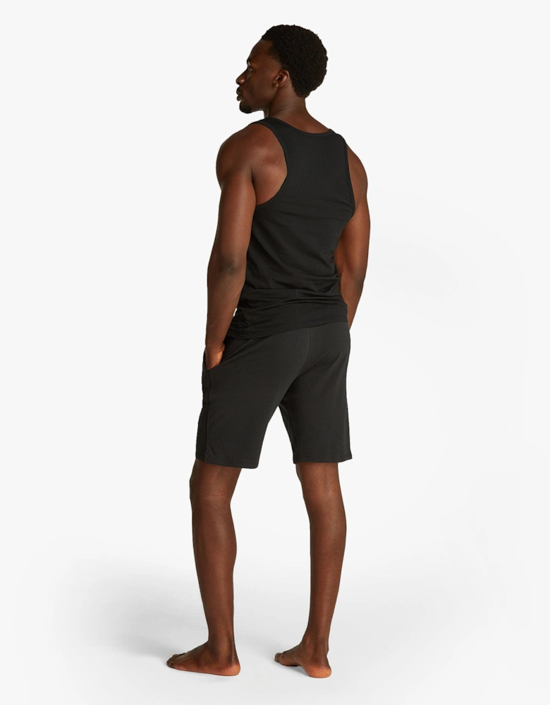 3 Pack Mens Lounge Tank Tops Black