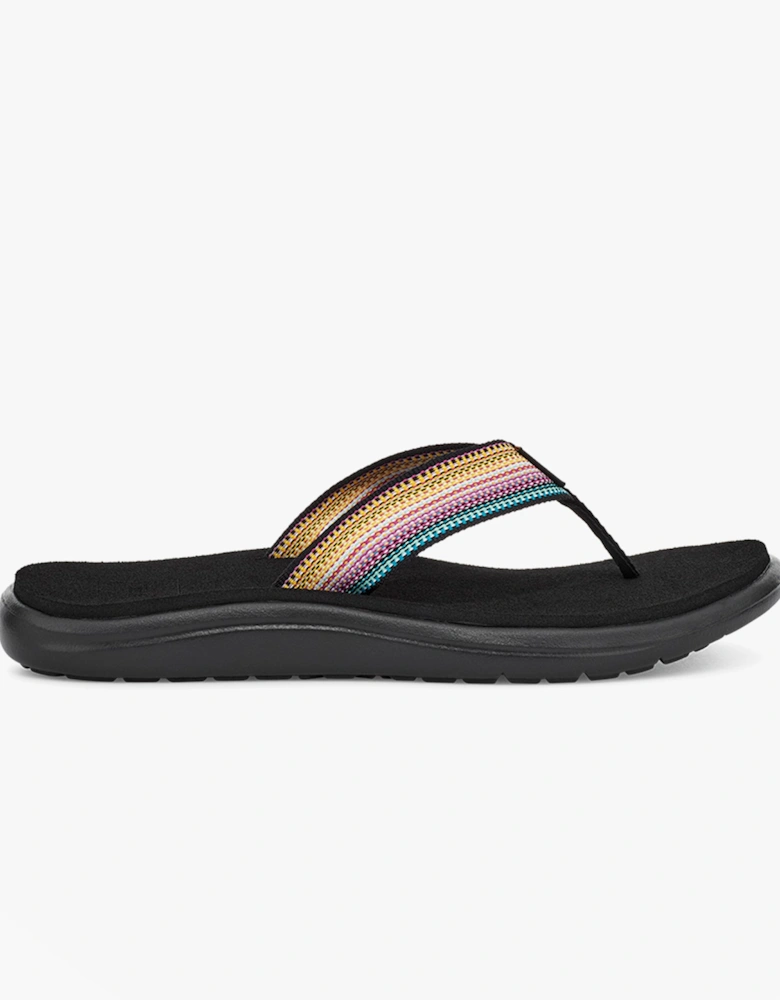 VOYA FLIP Womens Flip Flops Antiguous Black Multi
