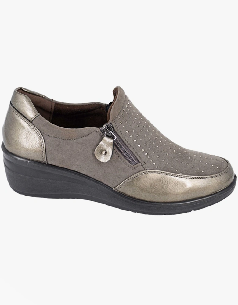 L628F Ladies Shoes Pewter