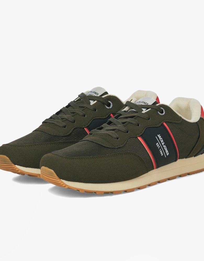 SPIRIT RUNNER Mens Trainers Olive Night