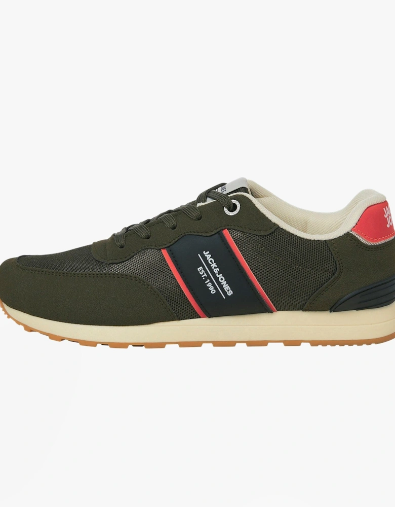SPIRIT RUNNER Mens Trainers Olive Night