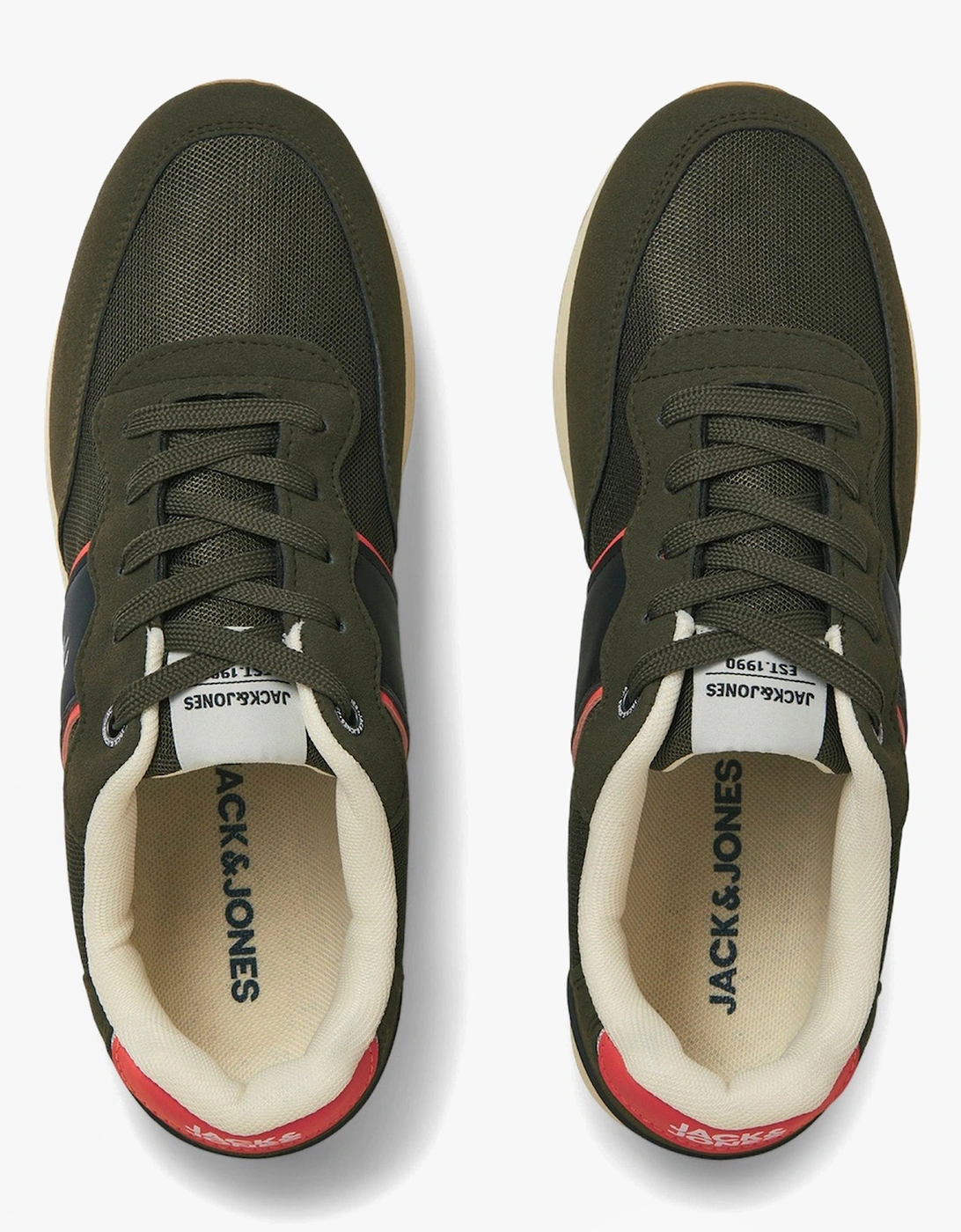 SPIRIT RUNNER Mens Trainers Olive Night