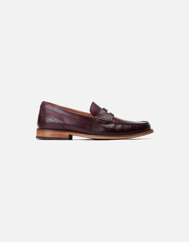 London GARFIELD Mens Shoes Wine