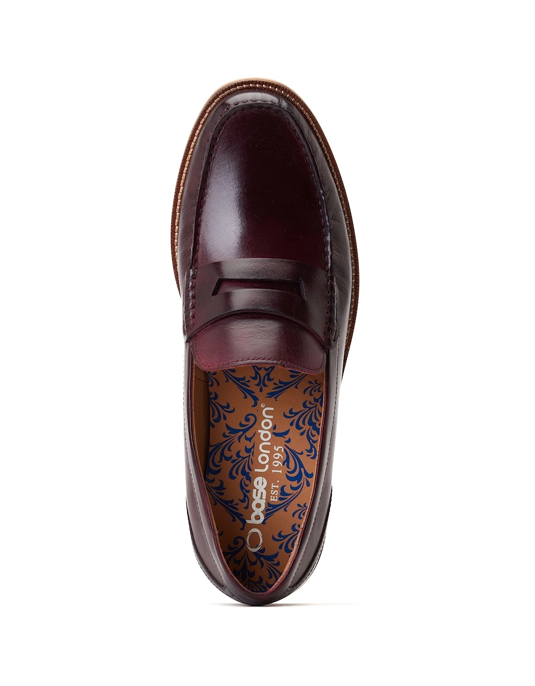 London GARFIELD Mens Shoes Wine