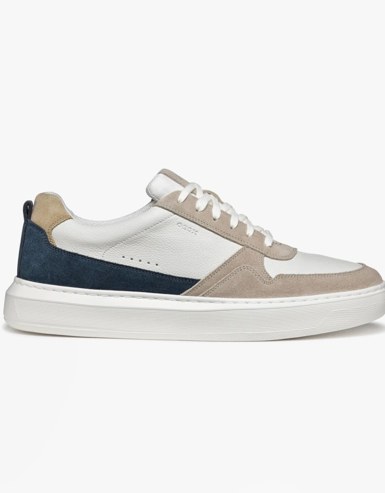 U DEIVEN Mens Trainers Sand/White
