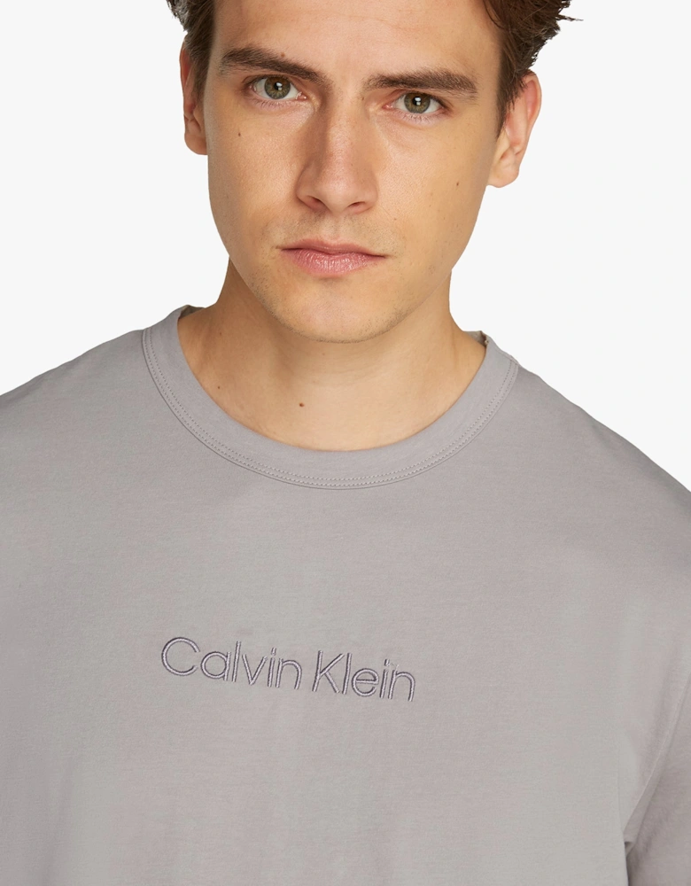 100% COTTON Mens Lounge T-Shirt Ash