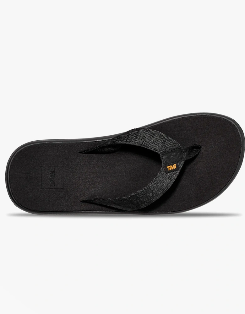 VOYA FLIP Mens Flip Flops Brick Black