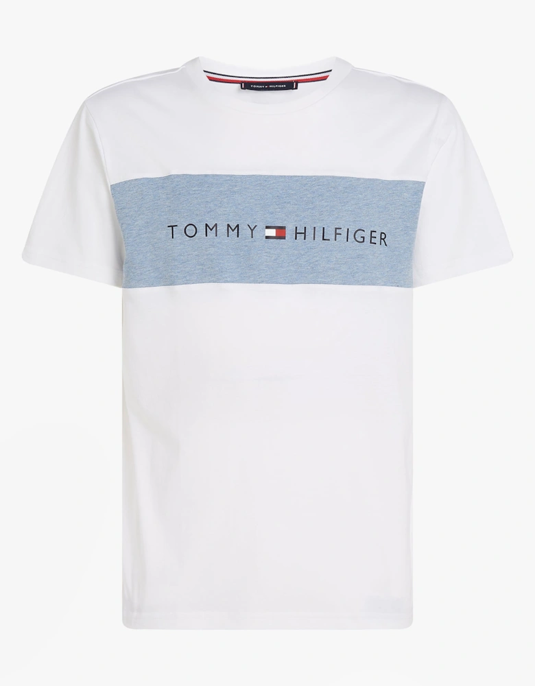 COLOUR BLOCKED Mens T-Shirt Optic White