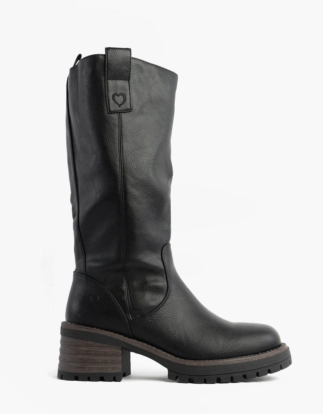EVELINA Womens Long Boots Black, 7 of 6