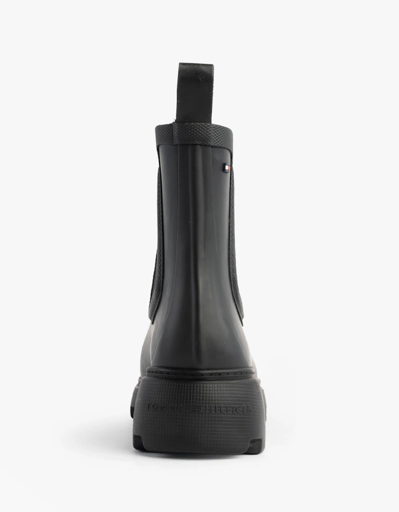 ANKLE RAINBOOT Womens Boots Black