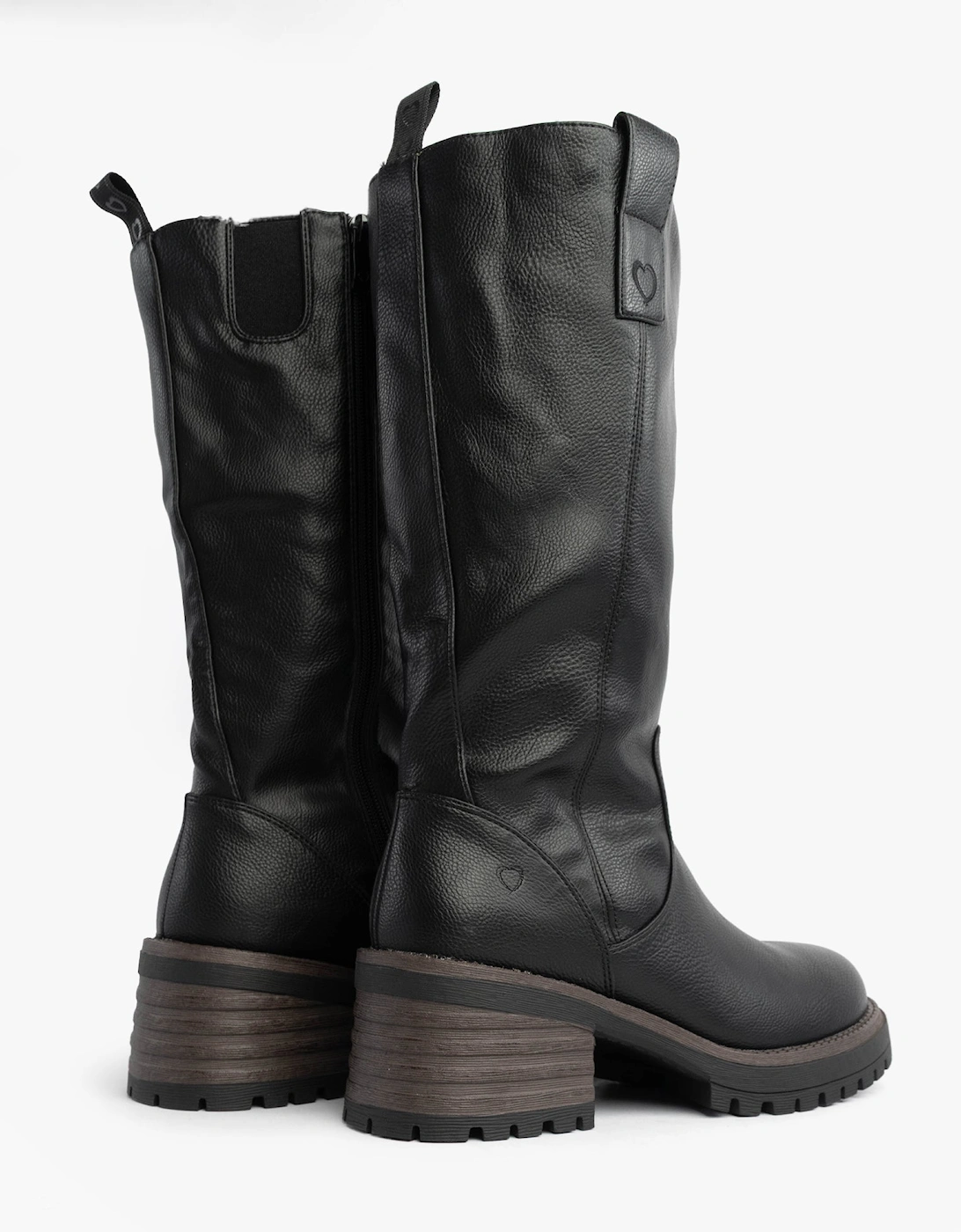 EVELINA Womens Long Boots Black