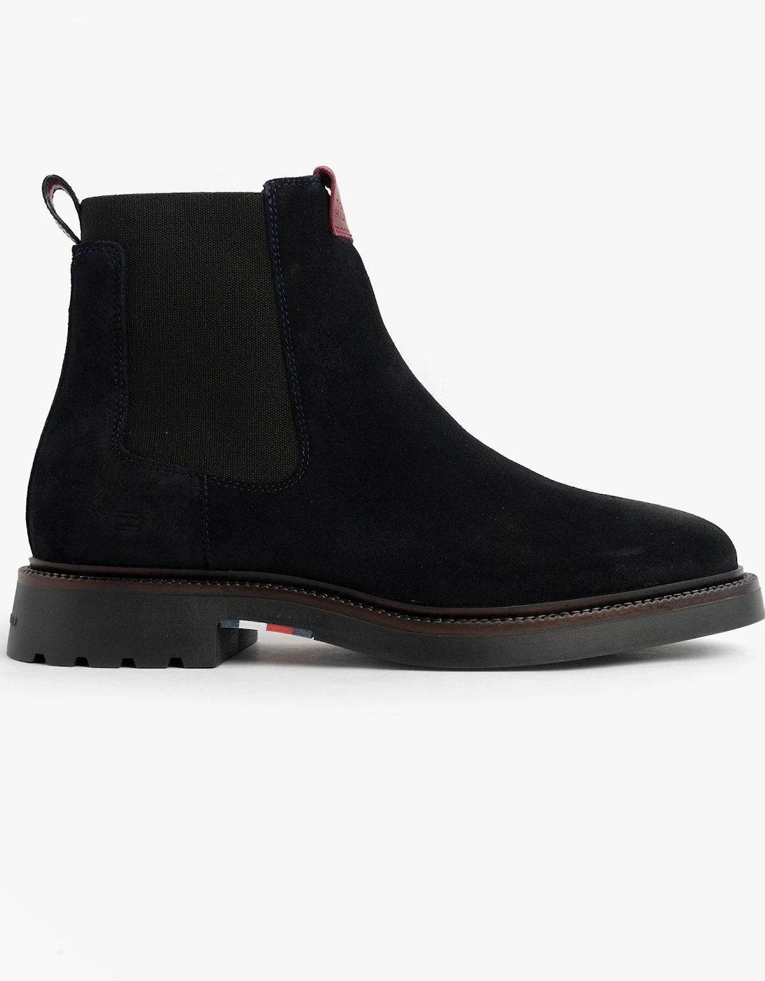 HILFIGER COMFORT Mens Suede Chelsea Boots Desert Sky, 7 of 6
