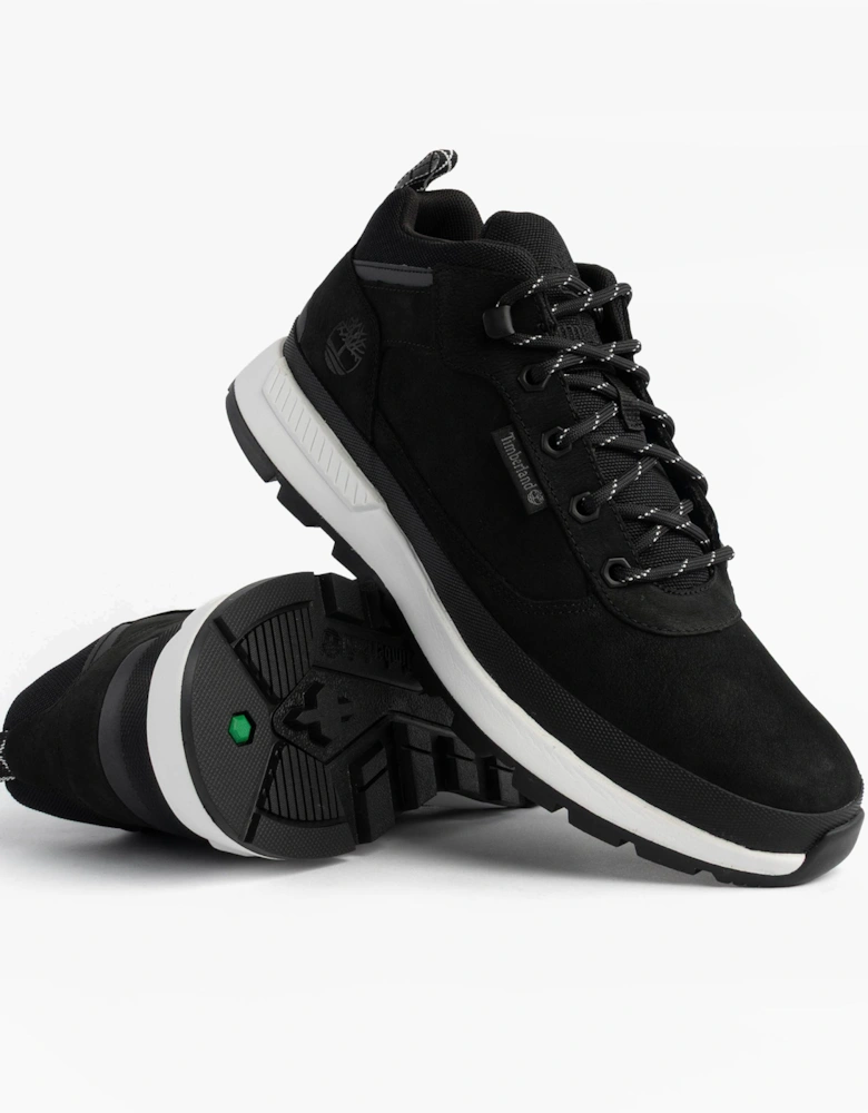 FIELD TREKKER Mens Sneakers Jet Black