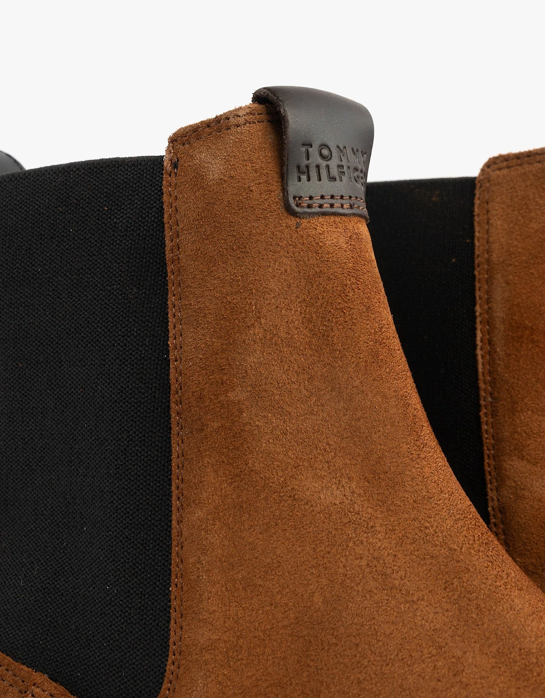 HILFIGER COMFORT Mens Suede Chelsea Boots Coconut Grove